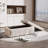 Upholstered Slipcovered Ottoman-1239891655