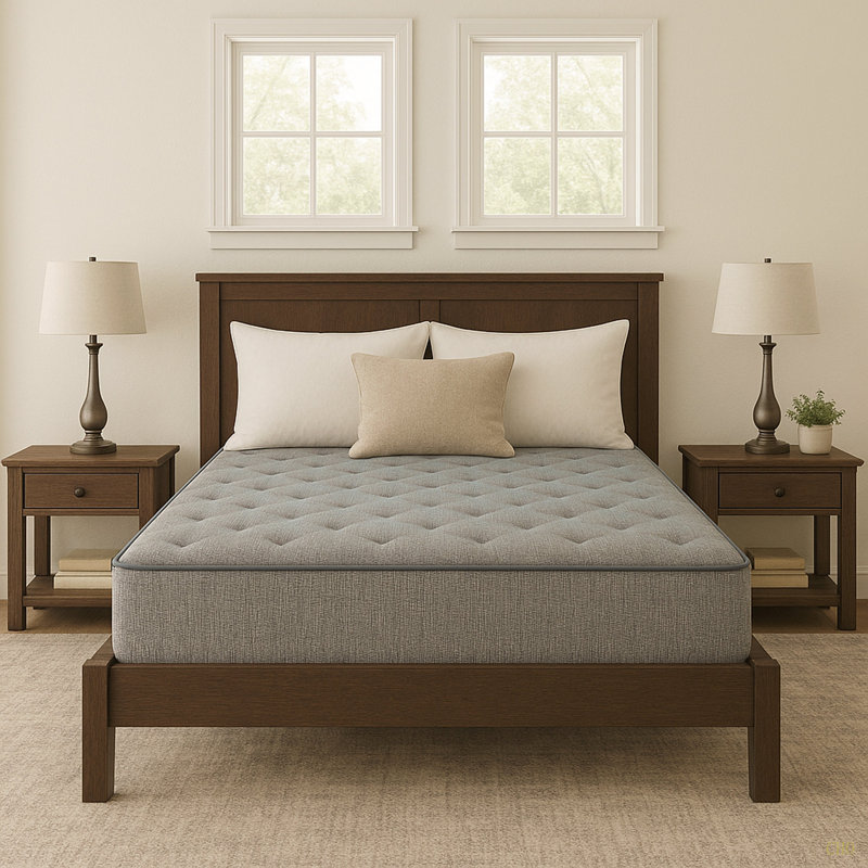 Matelas en mousse Comfort Care, confort moyen, confort compact avec support durable, 9", Grand lit