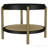 Black Round End Table