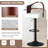 Modern Adjustable Swivel Barstools in Set of 2-764941782