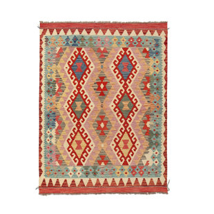 Hand Knotted Wool Moroccan Rug
