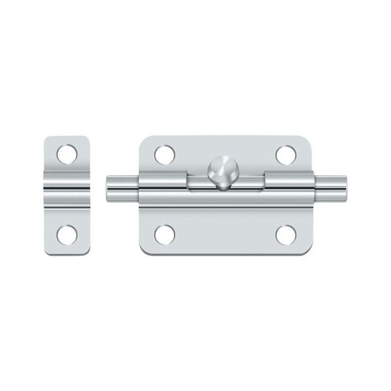 Barrel Latch/Catch/Bolt, Polished Chrome