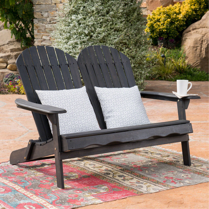Causeuse Malibu Adirondack, Gris foncé
