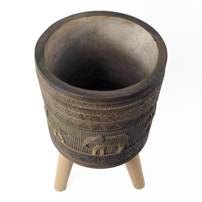 Cement Indoor Cachepot