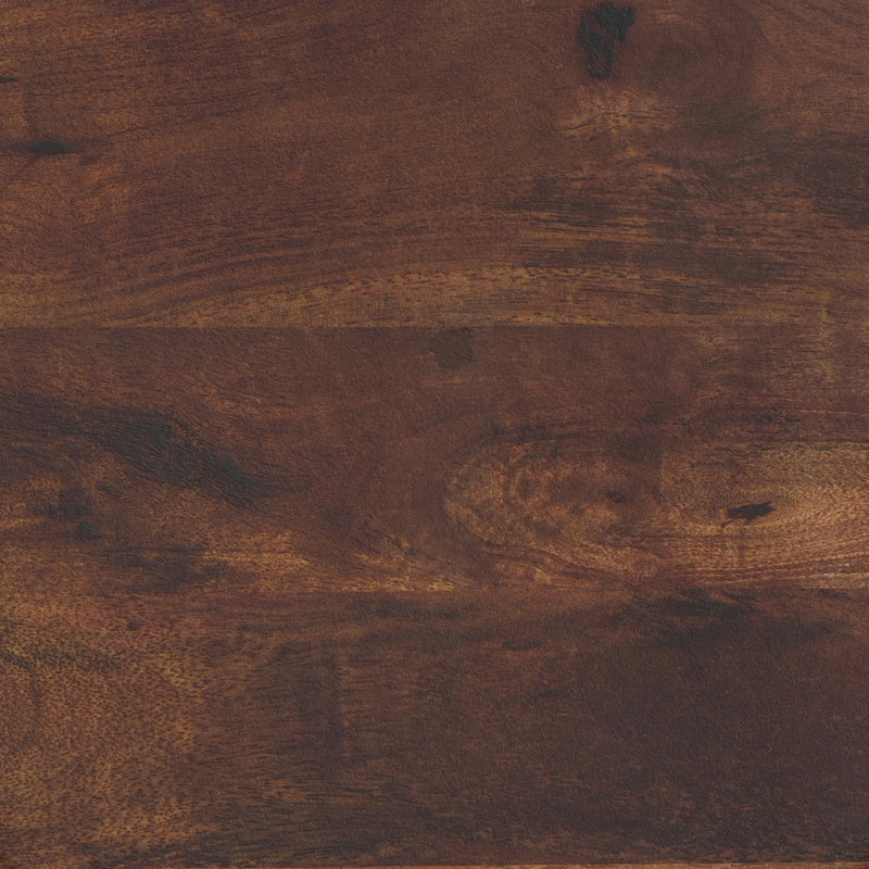 Table de bout en bois de manguier massif l 16 po Haynes, Brun foncé chaud