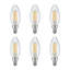 75 Watt Equivalent C11 E12/Candelabra Dimmable LED Bulb-718397343