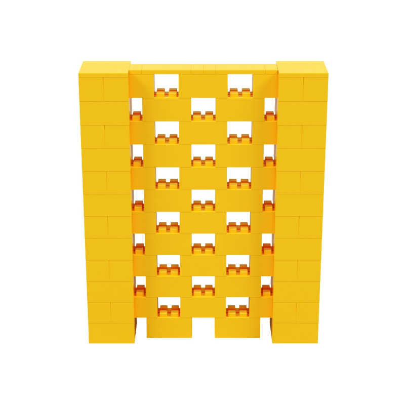 Ensemble mural Everblock, Jaune, H 72 po x l 60 po x P 12 po