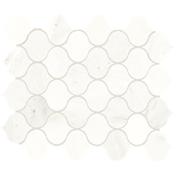 Natural Stone Marble 2-1/2 x 2- 1/2 Polished Lantern Mosaic Wall Tile (10 PC Per Carton) (10.00 SQFT Per Carton)
