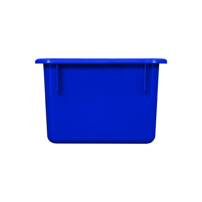 Bac en plastique, Bleu