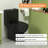 1.1/1.6 GPF Tornado Flush One-Piece Toilet Elongated, Siphonic S-trap 12",Soft Closing Seat, Button on Tank top ,Powerful Dual Flush MAP 1000g, Comfort Chair Seat ADA Height 17", Matte black.