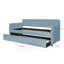 Tiara Upholstered Daybed with Trundle-93602475