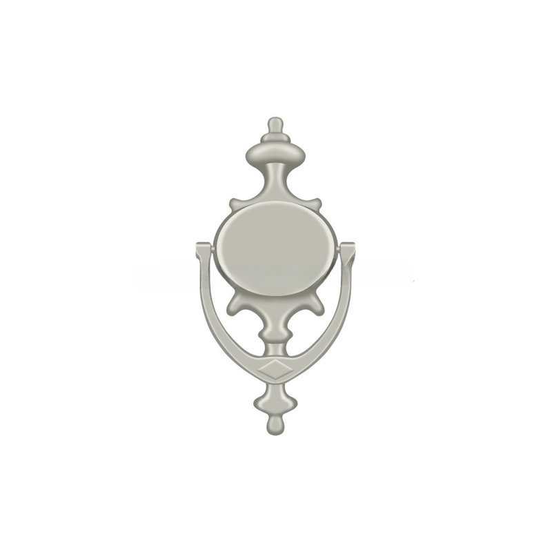 Door Knocker, Brushed Nickel