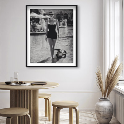 Reptilian Elegance I Shadowbox Fashion Print by Oliver Gal, Black Frame, 16 x 20