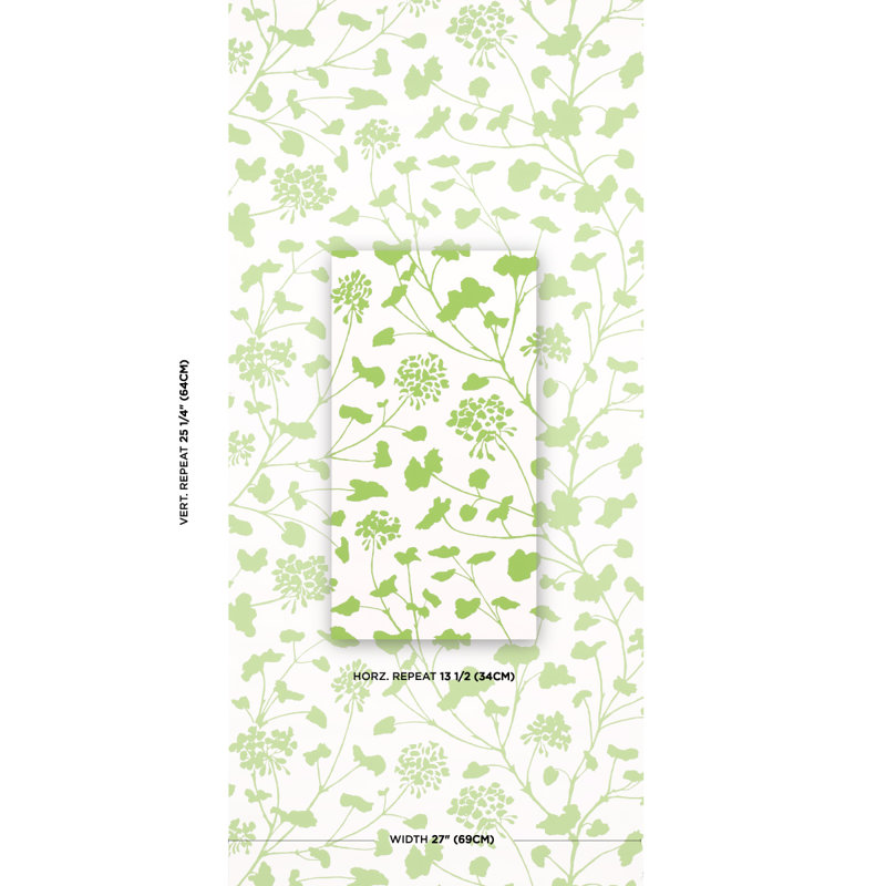 Papier peint Pennick, Feuille / ivoire