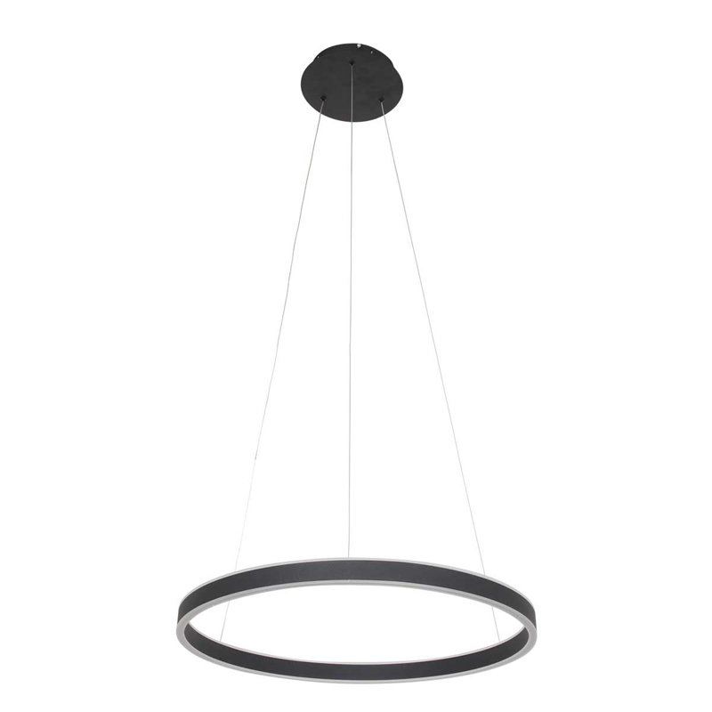 Alvertia 2 - Light Geometric LED Chandelier, Black