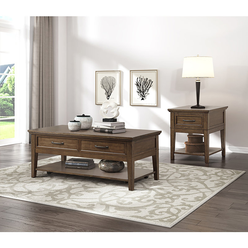Glasgoe 2-pcs Living Room Table Set