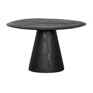 Solid Wood Pedestal Coffee Table