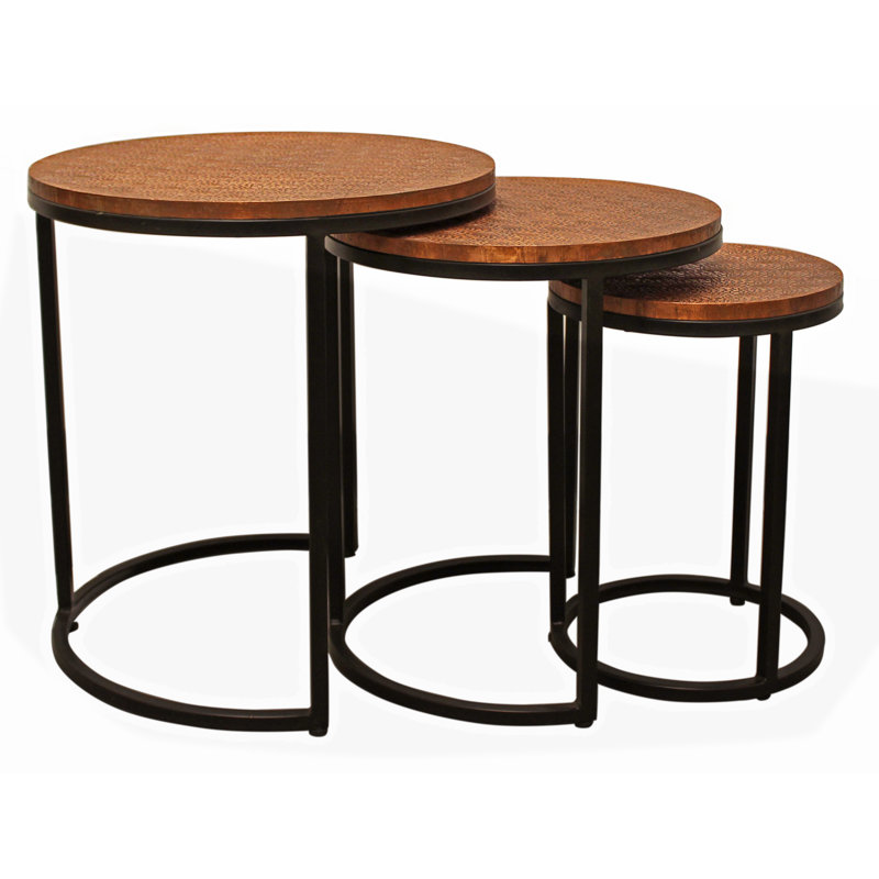 WaKeeney Nesting Tables, Brown