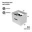 Meuble-lavabo blanc 24 po sans lavabo