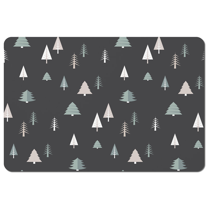 Freeman Wood/Bamboo, Polyester No Pattern Rectangle Placemat