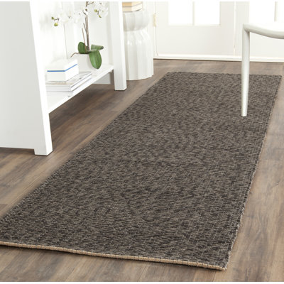 Auckland Jute/Sisal Black/Gray Area Rug