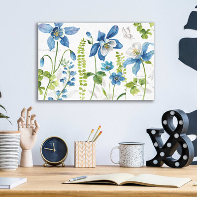 'Blue and Green Garden I' by Lisa Audit, Acrylic Glass Wall Art