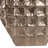 Modern Aluminum Planter with Textured Geometric Design and Tapered Square Shape for Contemporary Style Decor - 29"-1994852697