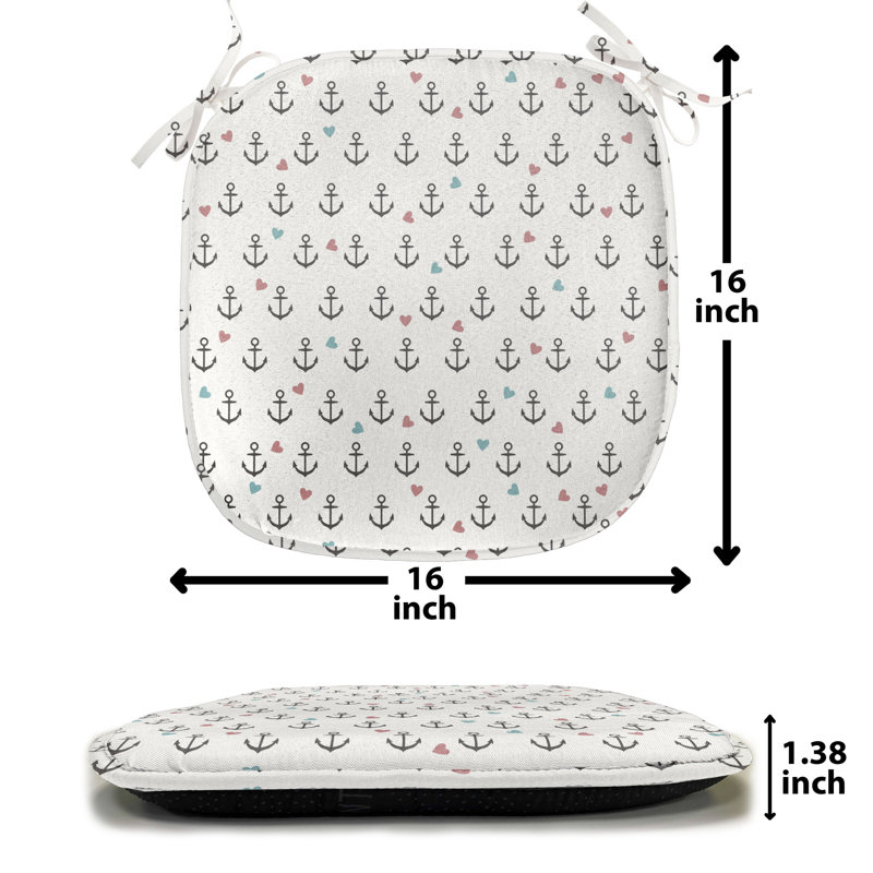 Outdoor 16'' Dining Chair Seat Cushion