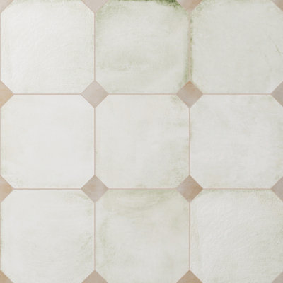 Laverton Octagon W/Taco 7-7/8 In. X 7-7/8 In. Porcelain Floor And Wall Tile