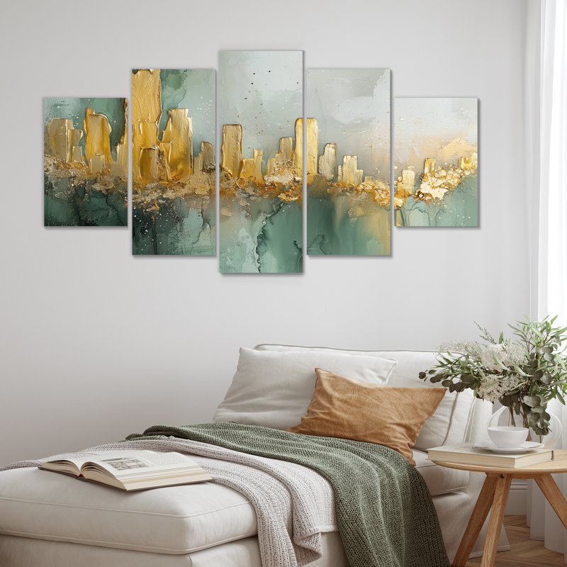 Céladon - reproduction d'art abstrait - art mural moderne