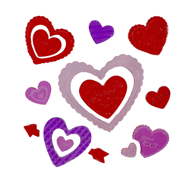 Rouge et rose cœur de la Saint-Valentin
