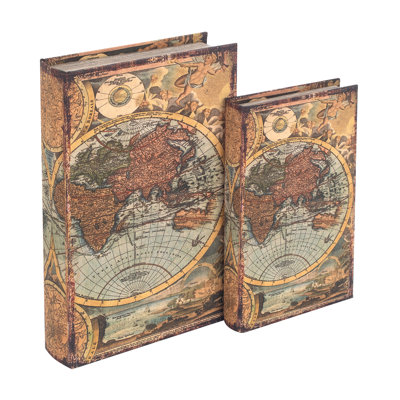 Chachere 2 Piece Medium Density Fiberboard (MDF) Decorative Box Set