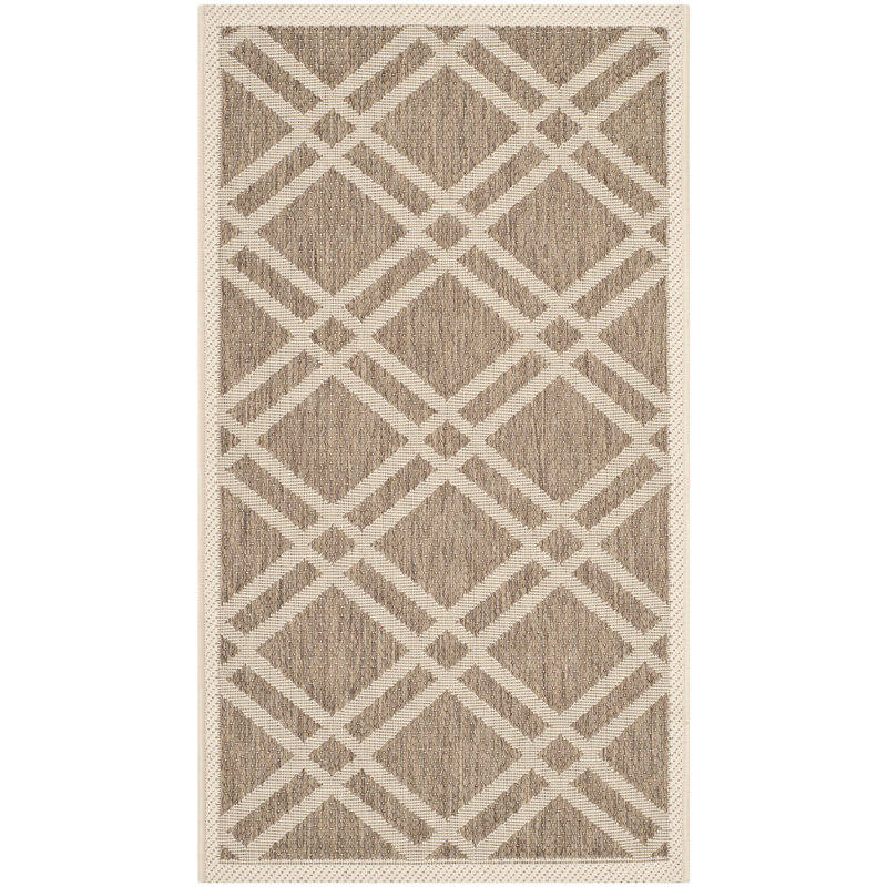 Tapis intérieur / extérieur Arneshia, Rectangle 2 pi 7 po x 5 pi