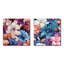 Bellefonte - Ensemble de 2 collages floraux carrés-101862575-101862574