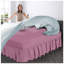 Premium Cotton Blend Plain Dyed Valance Sheet | Soft Durable and Breathable Luxury Bed Sheet for Ultimate Comfort-35991538-35991543