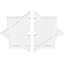 Médaillon de plafond contemporain en PVC de qualité architecturale 38 po x P 2 po x P 15 1/4 po x P 1 po-36075613