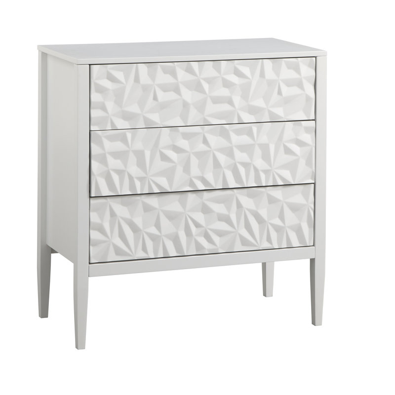 Adderly Accent Chest, White