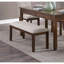 Banc de chenille foncé 1pc