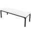 Bureau d'ordinateur extra long double 78,74 po Pallas pour poste de travail-902646117