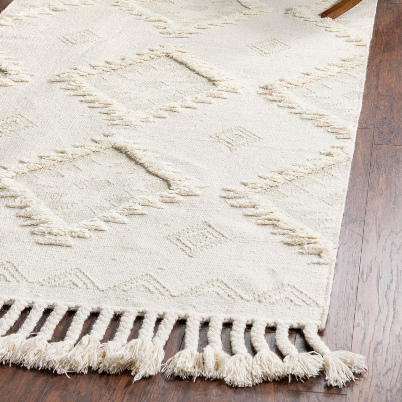 Shriver Performance Wool Geometric Indoor Rug, Rectangle 7'1" x 10'