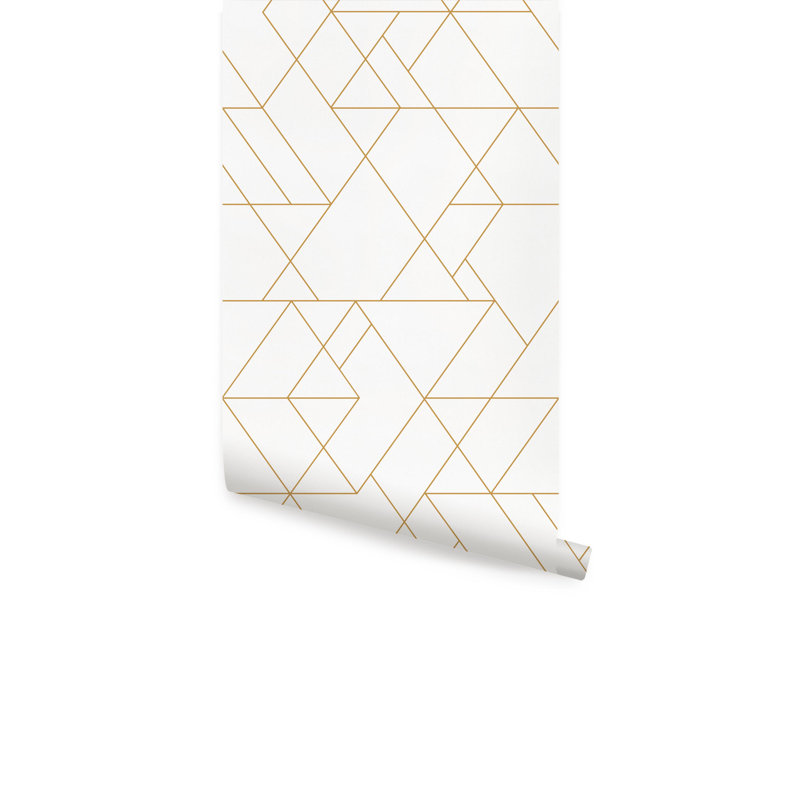 Panneau de papier peint adhésif Stinchcomb, Blanc cassé, L 2 pi x L 18 pi