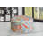 Melanye High-Density Polyethylene (HDPE) Outdoor Ottoman with Sunbrella® Cushion