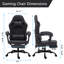 Ebern Designs Adjustable Reclining Ergonomic Faux Leather Swiveling PC & Racing Game Chair with Footrest-1019910866
