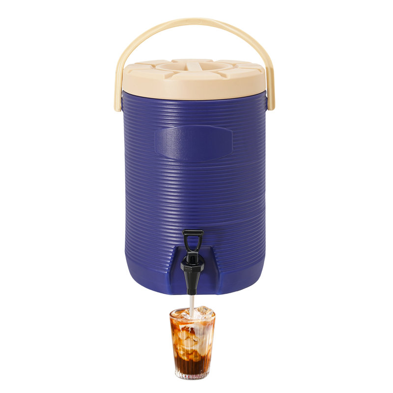 Distributeur de boissons chaudes et froides 4,07 gallons, Bleu