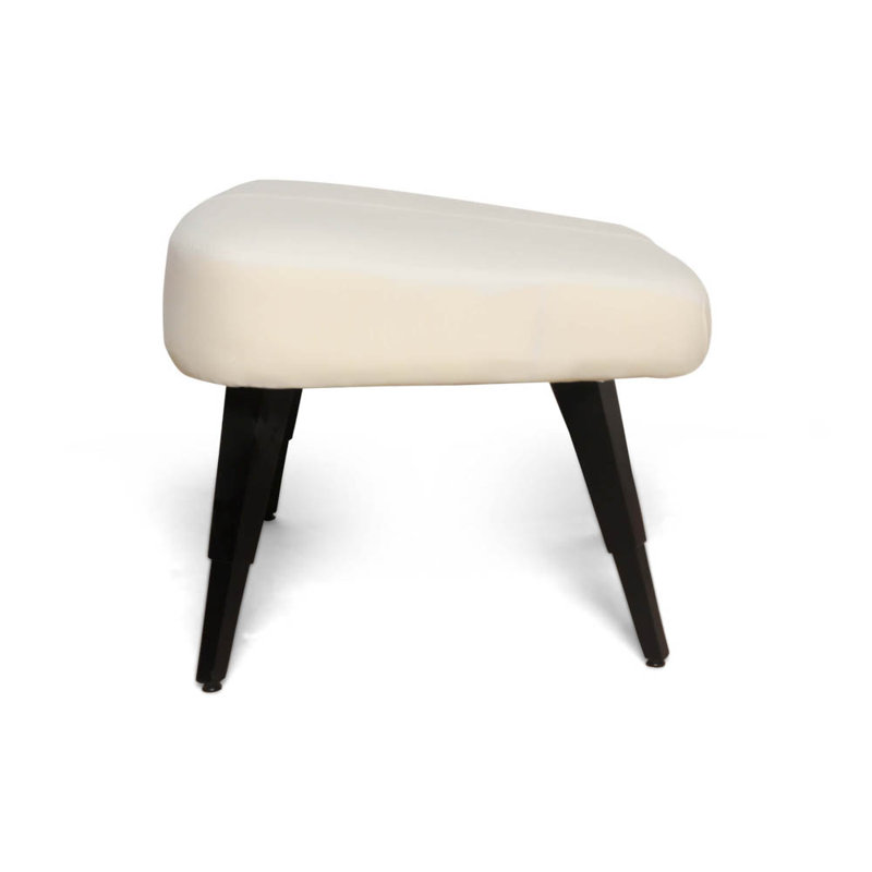 Giacinta Wedge Solid Colour Pouffe Ottoman