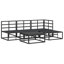 Vidaxl Garden Sofa Set With Cushion 5 Pcs Black Aluminium