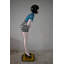 Statue majordome grandeur nature femme en résine 15 po x 20 po x H 63 po