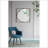 Poppy Mirror With Metal Frame Contemporary Design For Bathroom, Entryway Wall Decor