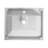 24" Gloss White Resin Bathroom Sink Basin