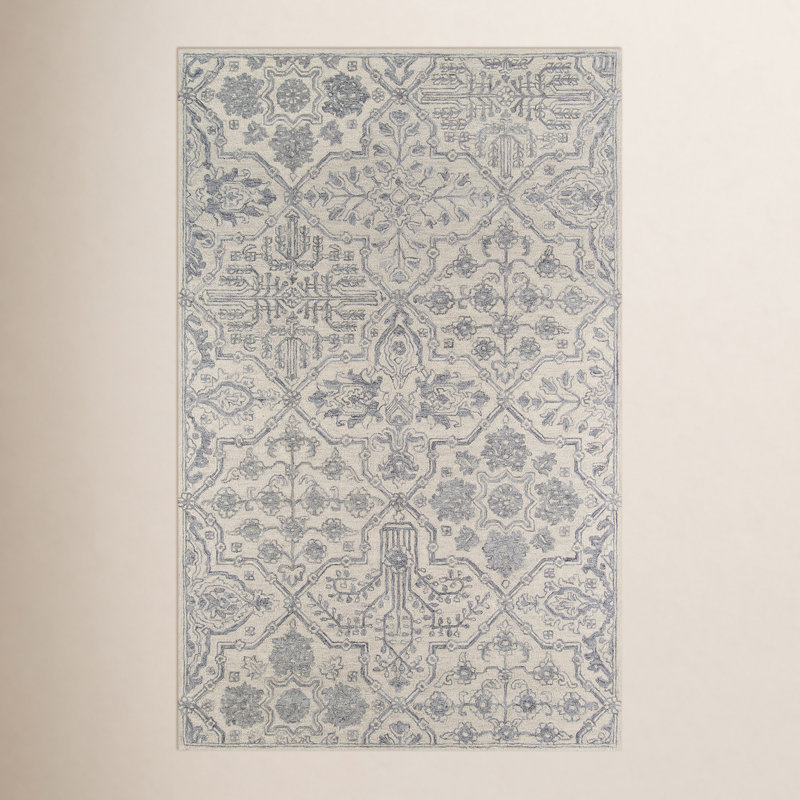 Cece Wool Floral Indoor Rug, Runner 2'3" x 8'
